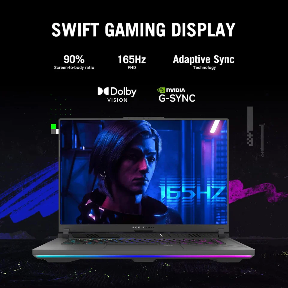 ASUS ROG STRIX G16 I9-13 VA GEN 32GB RAM 1TB SSD RTX 4070 18 " - Image 4