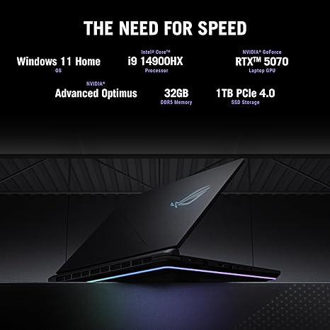 ASUS ROG STRIX G16 I9-14VA 16GB RAM 1TB SSD RTX 5070 16" - Image 2