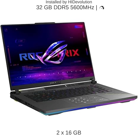 ASUS ROG STRIX G16 RYZEN 9 8940HX 32GB RAM 1TB SSD RTX 5070TI 16 " - Image 2