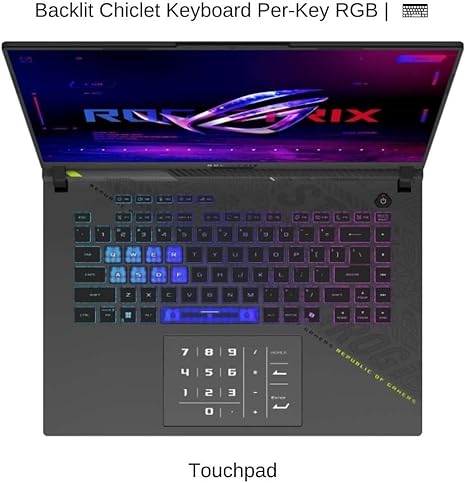 ASUS ROG STRIX G16 RYZEN 9 8940HX 32GB RAM 1TB SSD RTX 5070TI 16 " - Image 6