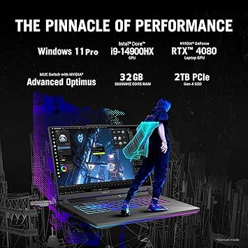ASUS ROG STRIX G18 I9-14VA 16GB RAM 1TB SSD RTX 4060 - 18 - Image 5
