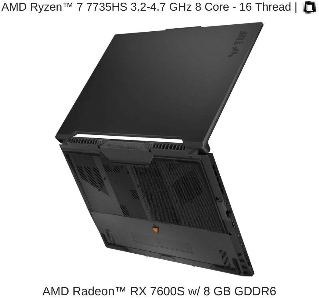ASUS TUF A16 RYZEN 7 - 7735HS 16GB RAM 512GB SSD VIDEO 8GB Gaming 16" WUXGA - Image 9