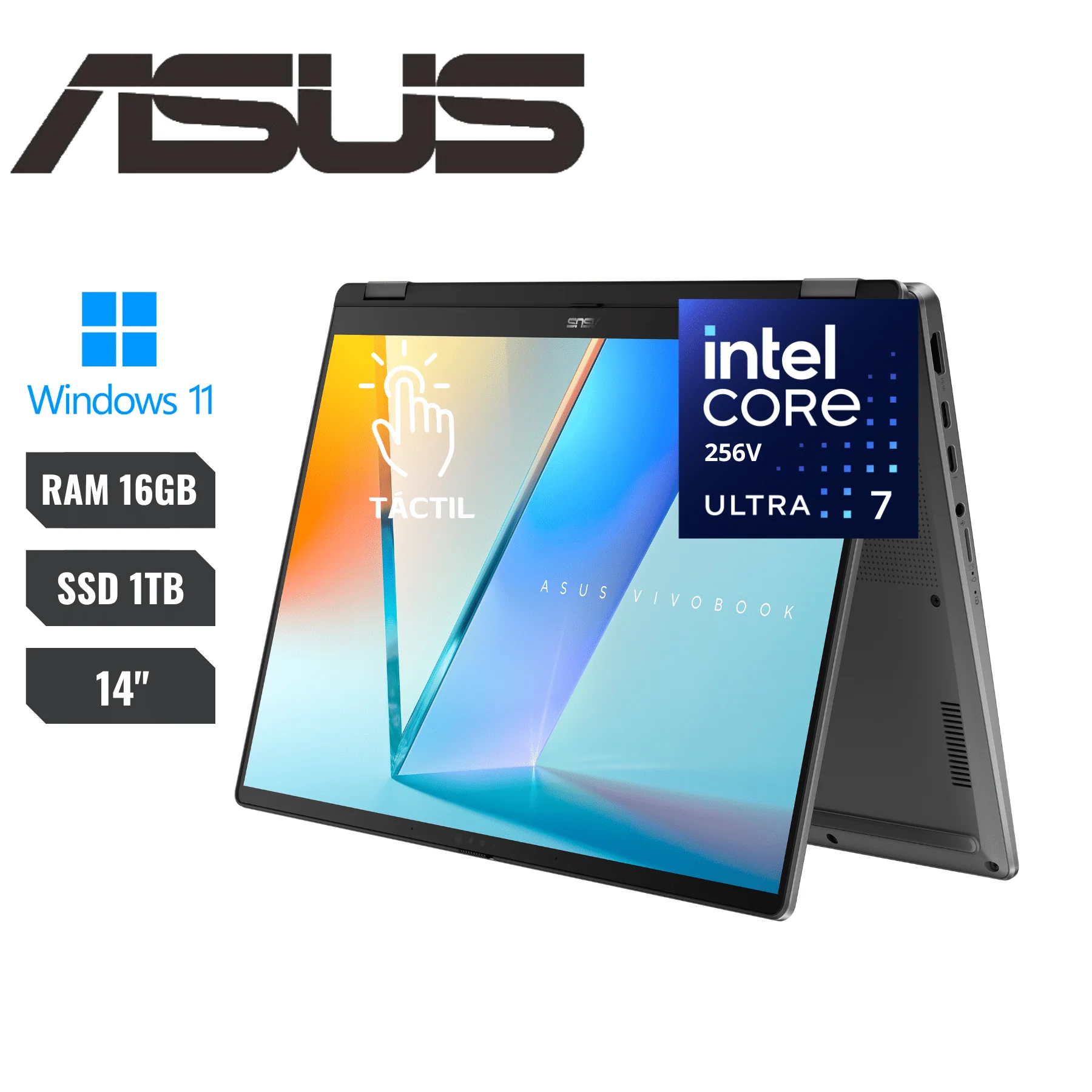 ASUS VIVOBOOK FLIP ULTRA 7  16 GB RAM 1 TB SSD X360  14" - Image 3