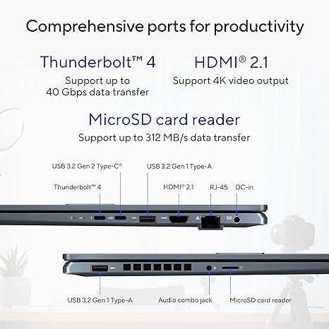 ASUS VIVOBOOK PRO 16 I9-13VA 32GB RAM 1TB SSD RTX 4060 GAMING - 16" - Image 3