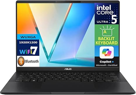 ASUS VIVOBOOK S14 Intel core  ULTRA 5 OLED 16GB RAM 512GB SSD 14”