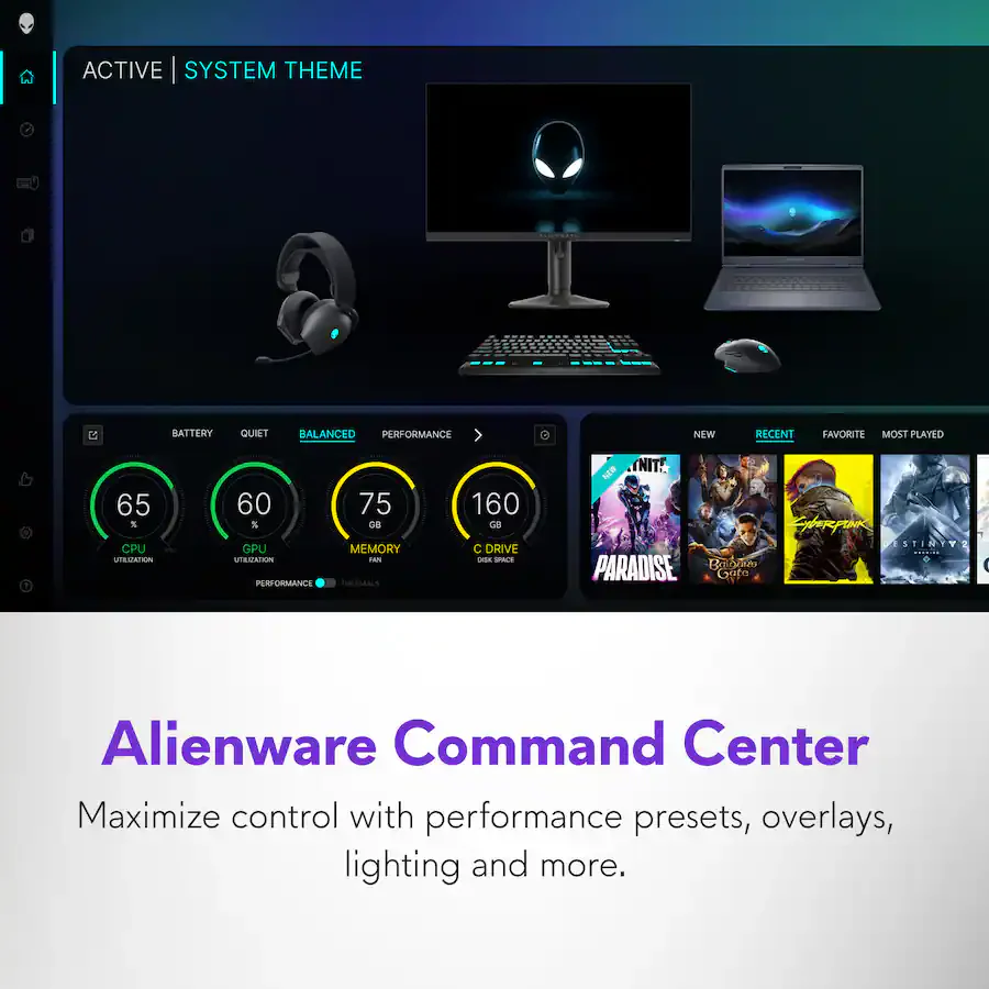 DELL ALIENWARE AURORA, Ultra 9 275HX, Nvidia 5070, 32GB, 1TB - Image 8