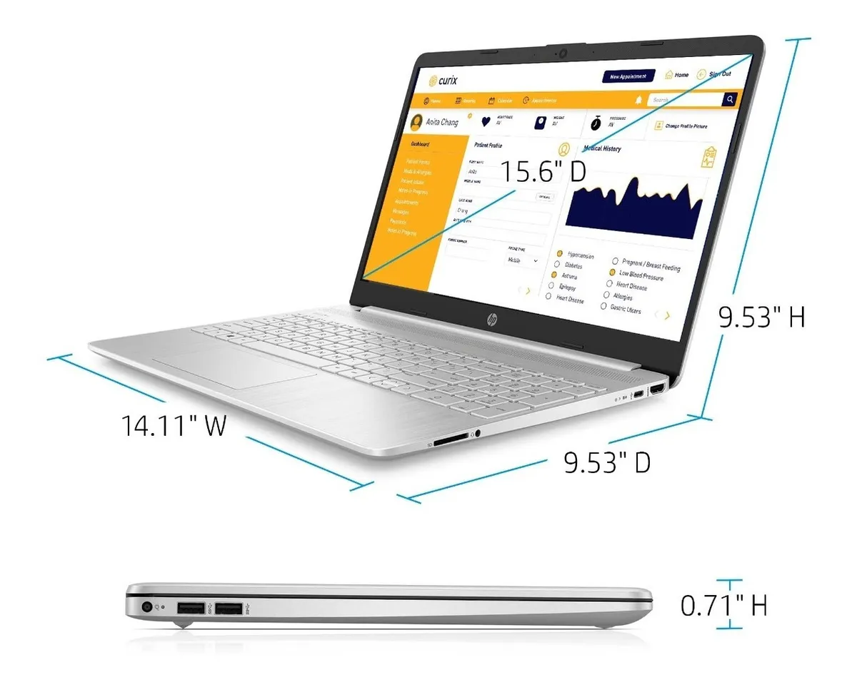 HP CORE I3-12VA GENE, 8GB RAM, 256GB SSD, 15.6" PULGADAS - Image 3