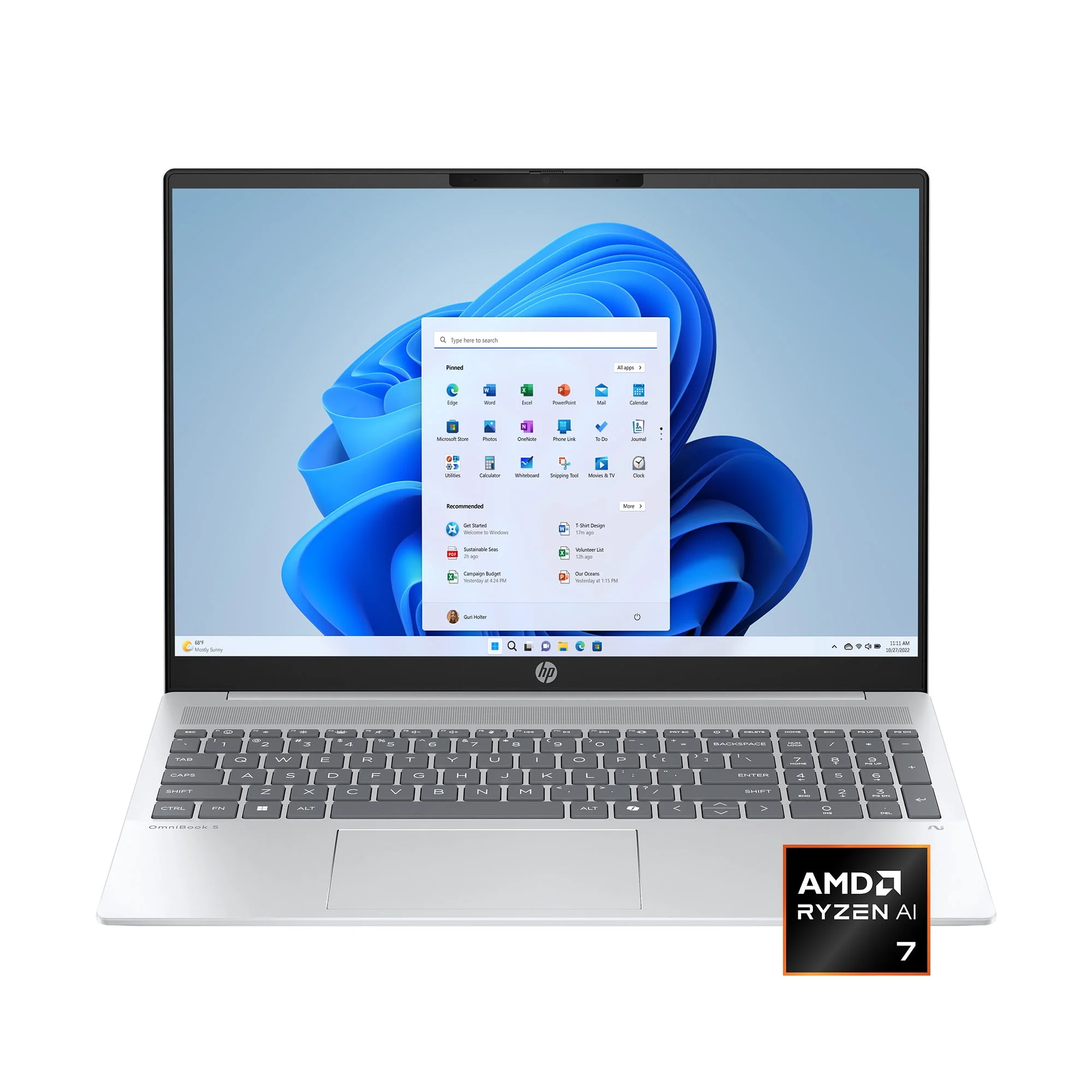 HP omnibook 5, Ryzen 7 AI 350, 512GB SSD, 16Gb RAM, 16'' - Image 3