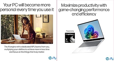 HP OMNIBOOK SNAPDRAGON XPLUS - 16GB RAM 512Gb SSD 14" - Image 3