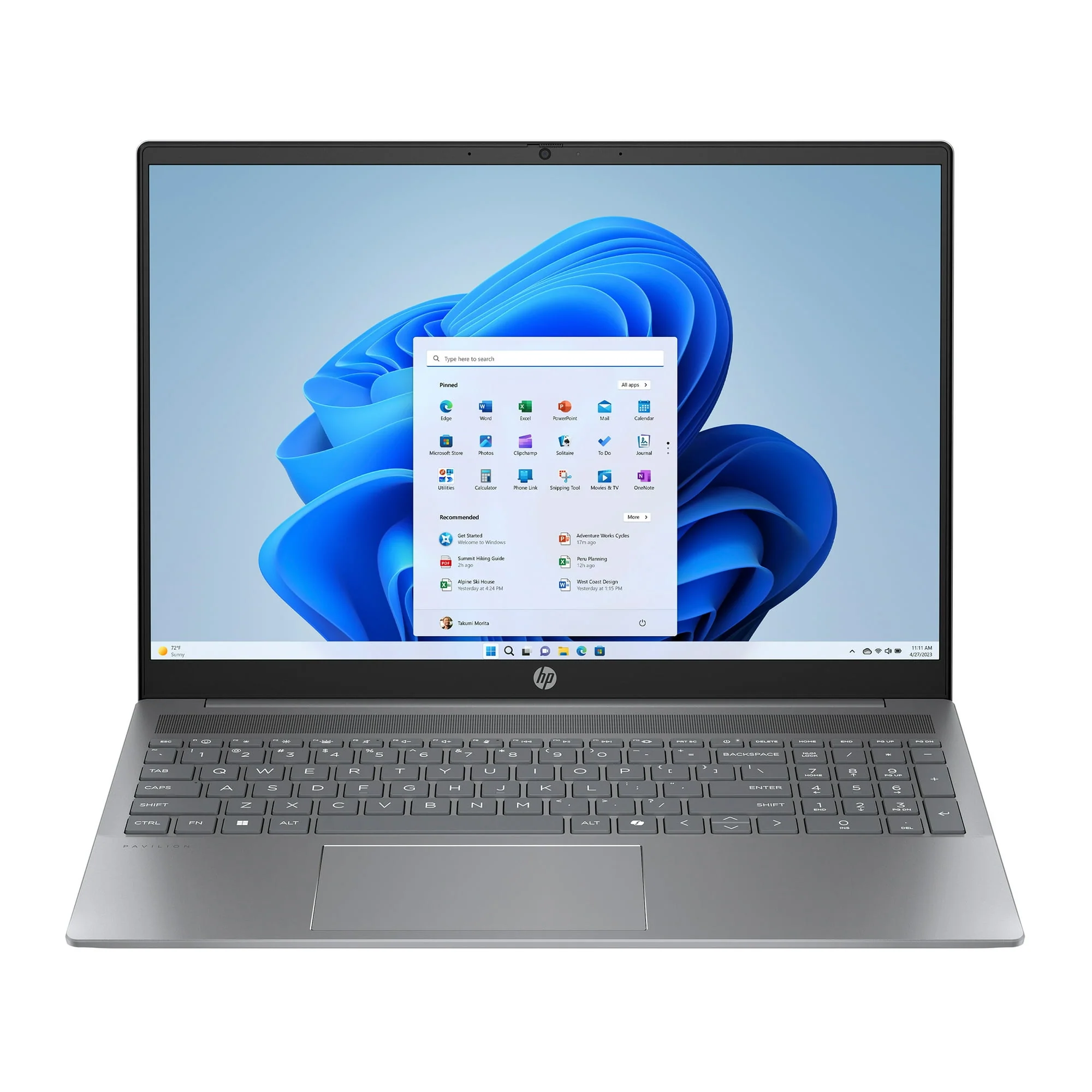 HP Pavilion 16'', AMD Ryzen 5-8540U AI, 8GB RAM, 512GB SSD