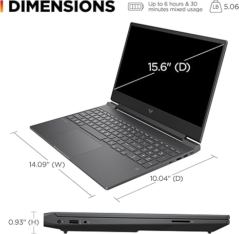 HP VICTUS GAMING, 16GB RAM, 512GB SSD, Intel Core i5-13420H RTX 4050, T.Video 6GB - Image 2
