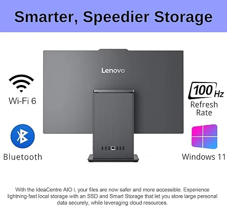LENOVO IDEACENTRE RYZEN 5 8000 HS 16GB RAM 1TBSSD 27" - Image 4