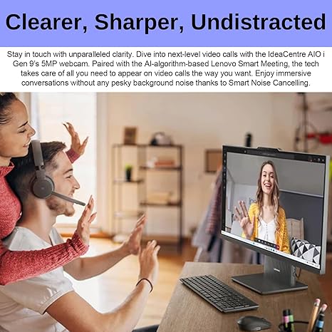LENOVO IDEACENTRE RYZEN 5 8000 HS 16GB RAM 1TBSSD 27" - Image 6