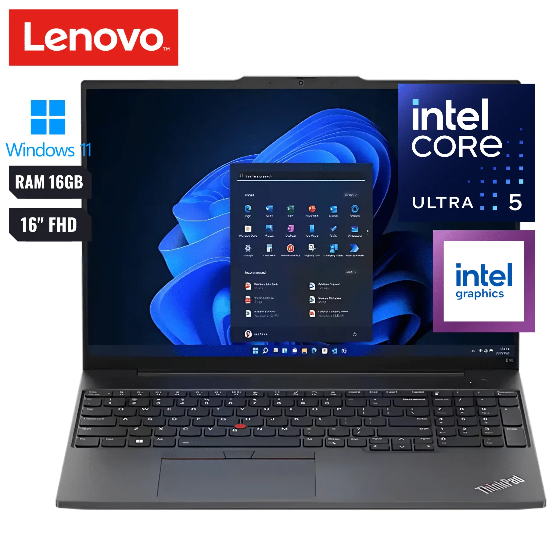 LENOVO THINKPAD E16 G1 - ULTRA 5 125U 16GB RAM 512GB SSD 16" - Image 2