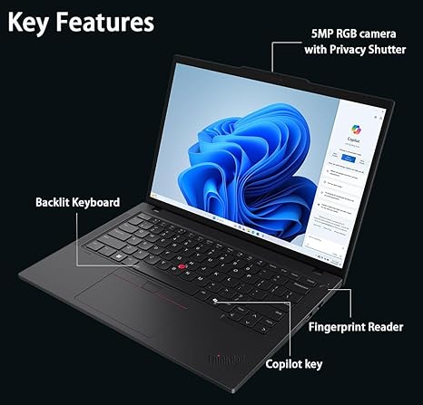 LENOVO THINKPAD T14 ULTRA 7 - 155U 16GB RAM 512GB SSD  WINDOWS 11 PRO - 14 - Image 4