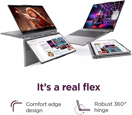 LENOVO YOGA 7 RYZEN 5 - 8000HS 8 GB RAM 512 GB SSD  TOUCH 16 - Image 2