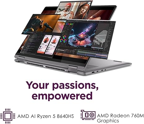LENOVO YOGA 7 RYZEN 5 - 8000HS 8 GB RAM 512 GB SSD  TOUCH 16 - Image 4
