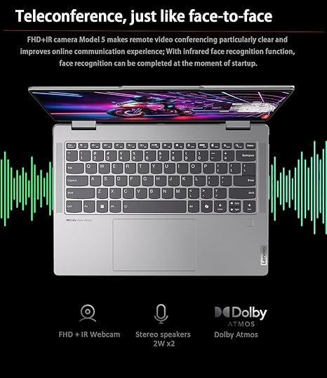 LENOVO YOGA 7 RYZEN 7 - 8000H 16GB RAM 1TB SSD TOUCH 14" - Image 3