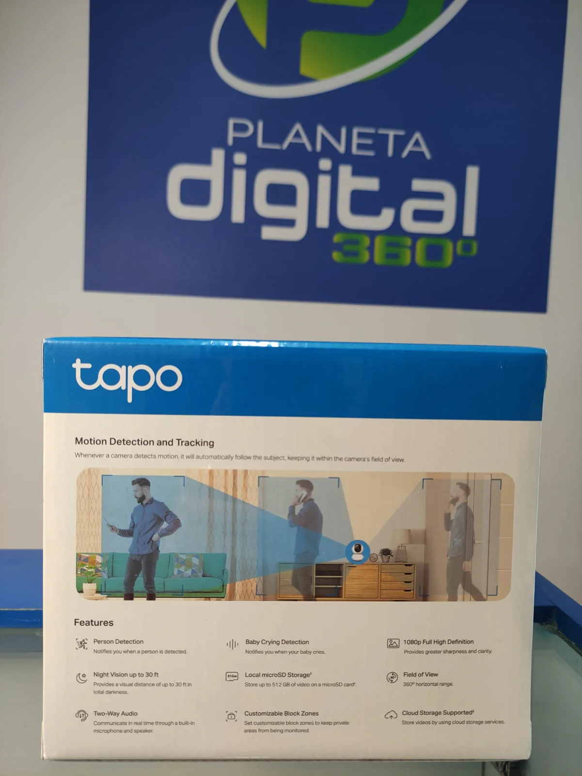 Tapo C200 Cámara Wi-Fi de seguridad para el hogar Pan / Tilt - Image 4